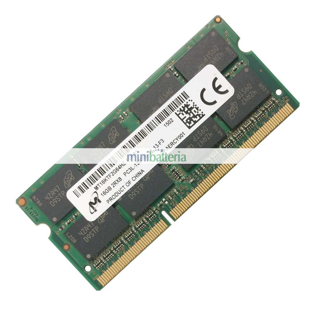 aggiornamenti della memoria micron mt16ktf2g64hz-1g6a1